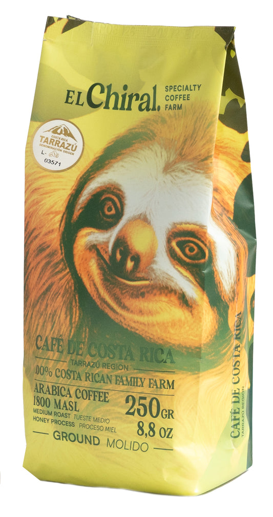 CAFÉ MOLIDO MIEL TUESTE MEDIO EL CHIRAL 250G