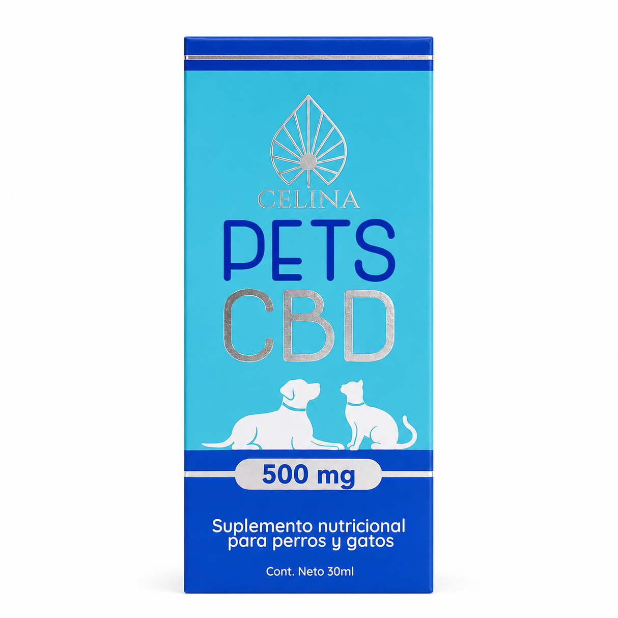 SUPLEMENTO PETS CBD 500G CELINA 30ML