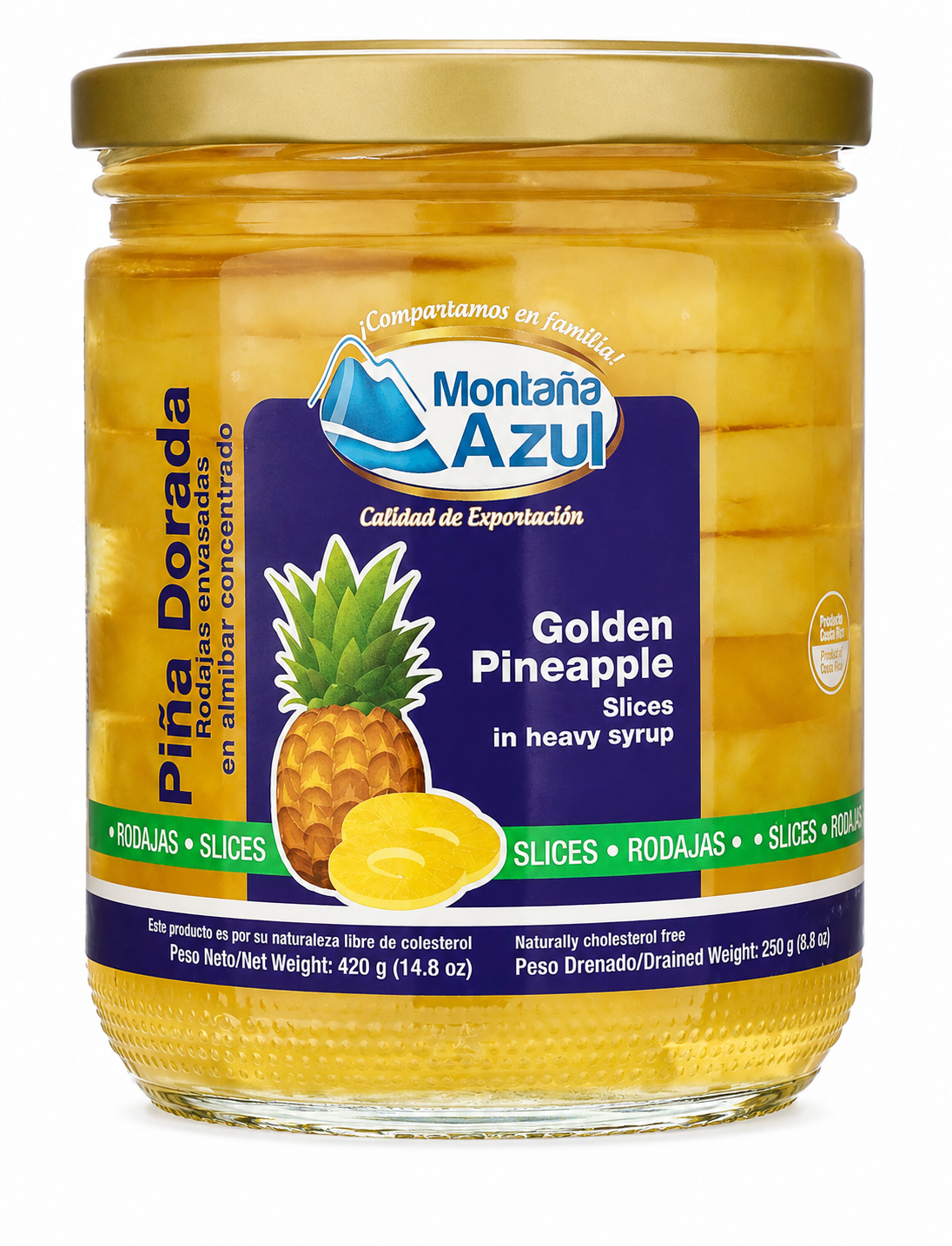 ALMIBAR PIÑA PAPAYA MONTAÑA AZUL 410G