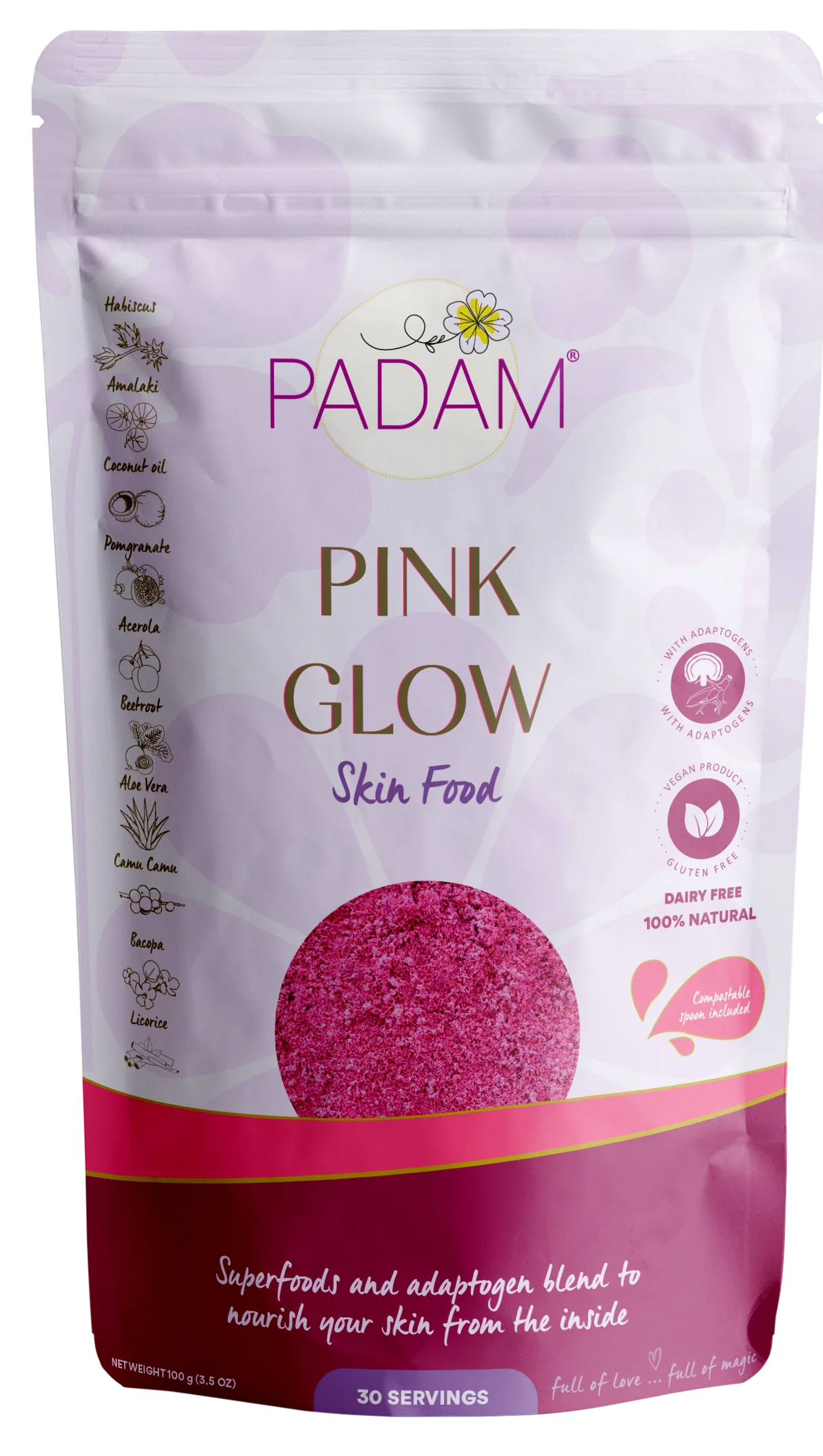 MEZCLA PINK GLOW PADAM 100G