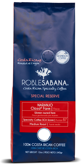 CAFÉ GRANO NARANJO MEDIO ROBLE SABANA 340G
