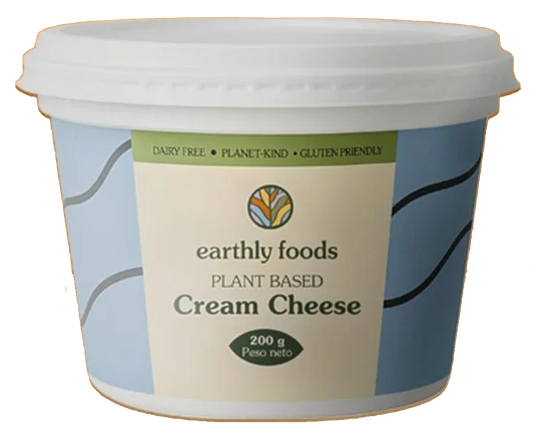 CREAM CHEESE PLANT BASED EARTHLY FOODS 200G