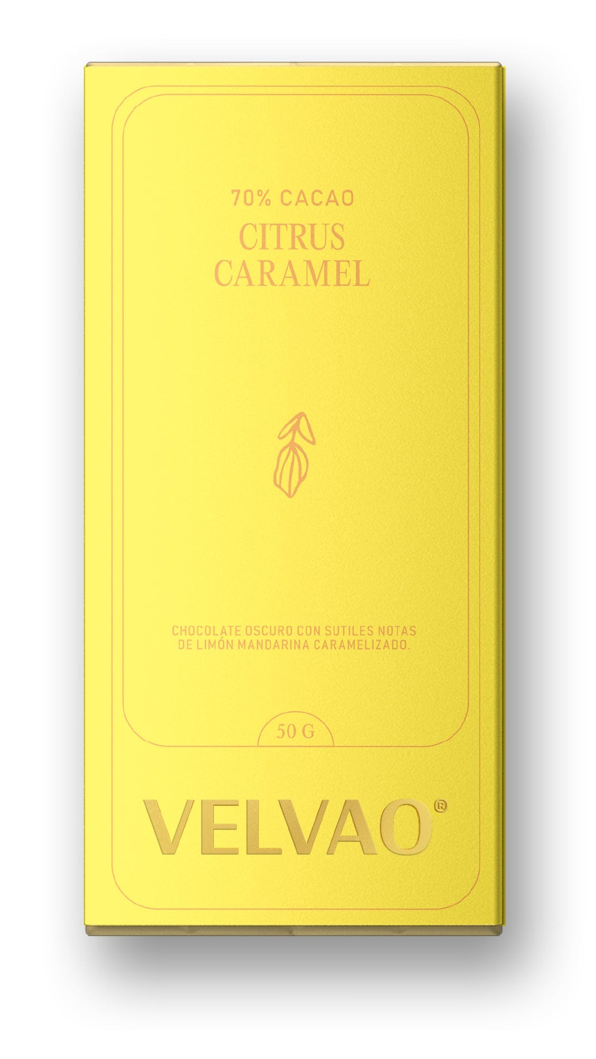 CITRUS CARAMEL 70%CHOCOLATE VELVAO 50G