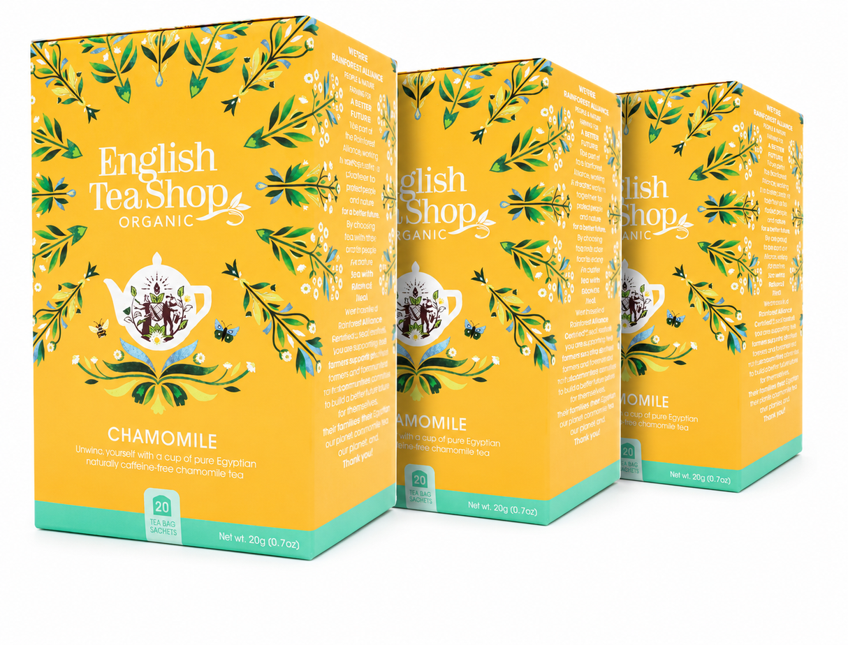 TÉ MANZANILLA ORGÁNICO ENGLISH TEA SHOP 20G