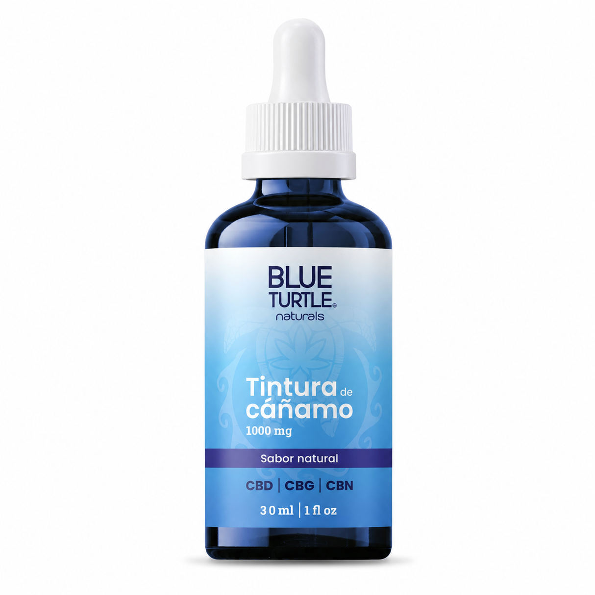 TINTURA DE CÁÑAMO NATURAL 1000MG BLUE TURTLE 30ML