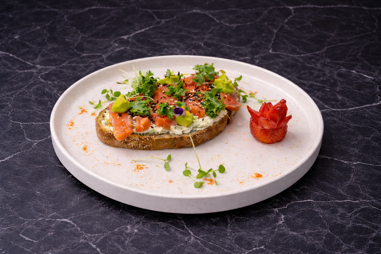 TOSTADA DE SALMÓN