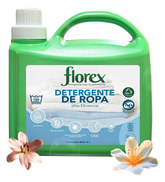 DETERGENTE PARA ROPA FLOREX 5L