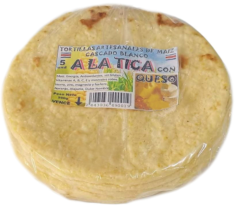 TORTILLA CON QUESO A LA TICA 10 UNIDADES