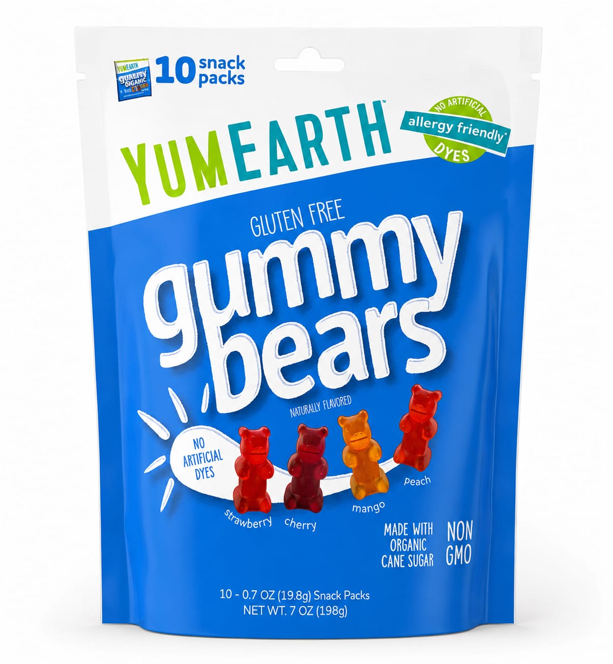BOLSA GOMITAS BEARS YUM EARTH 198g