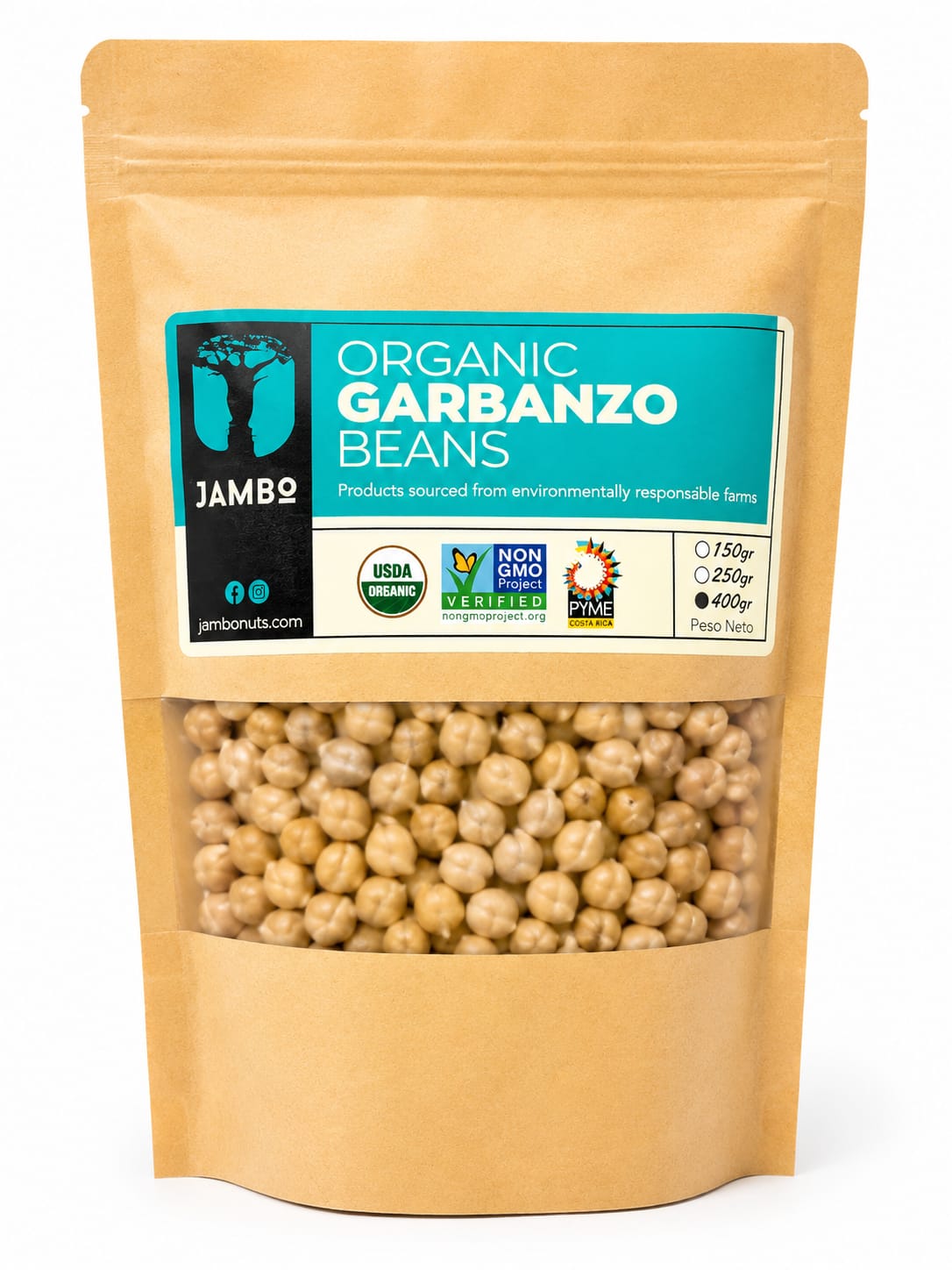 GARBANZO ORGANICO JAMBO 400g