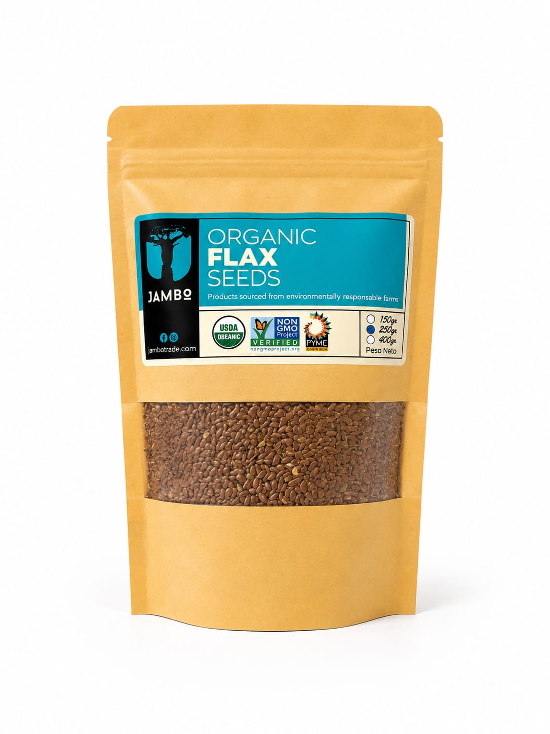 LINAZA MARRON ORGANICA JAMBO 250g