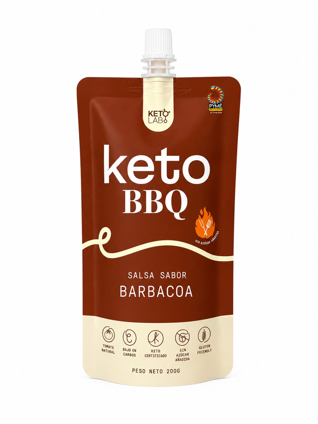 SALSA KETO BBQ KETOLAB 200g