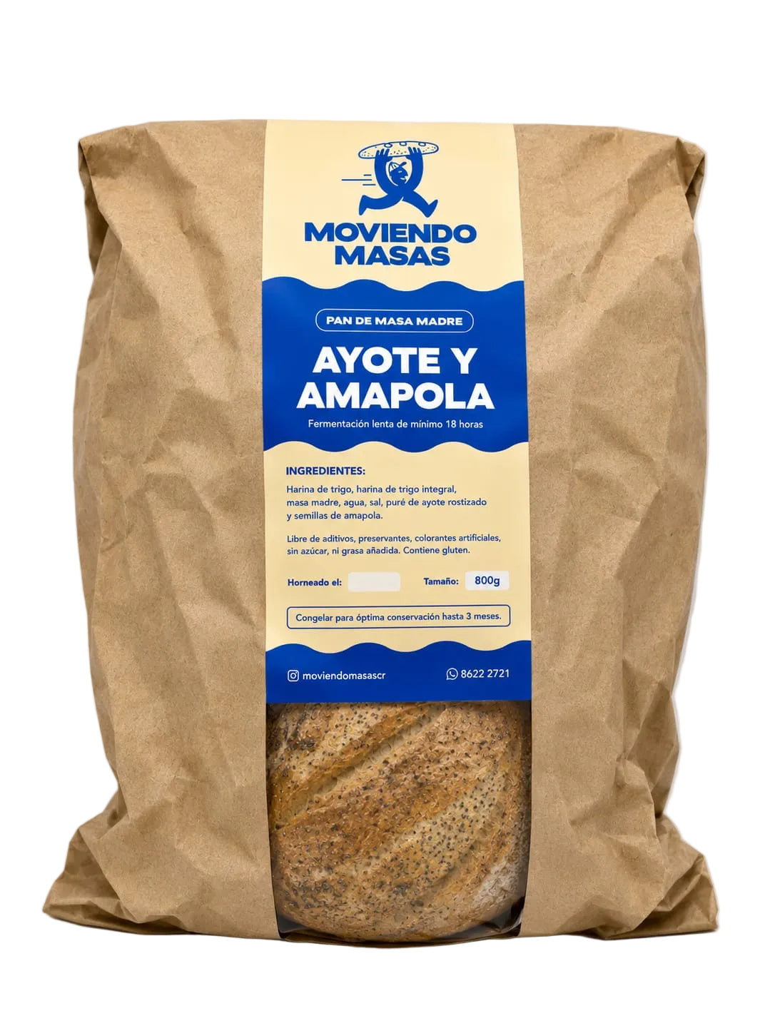 PAN AYOTE AMAPOLA MOVIENDO MASAS