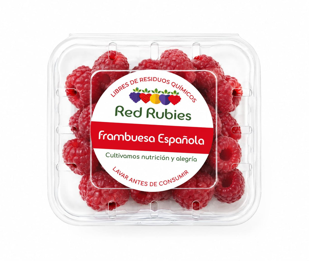 FRAMBUESAS EN BANDEJA 125G - RED RUBIES