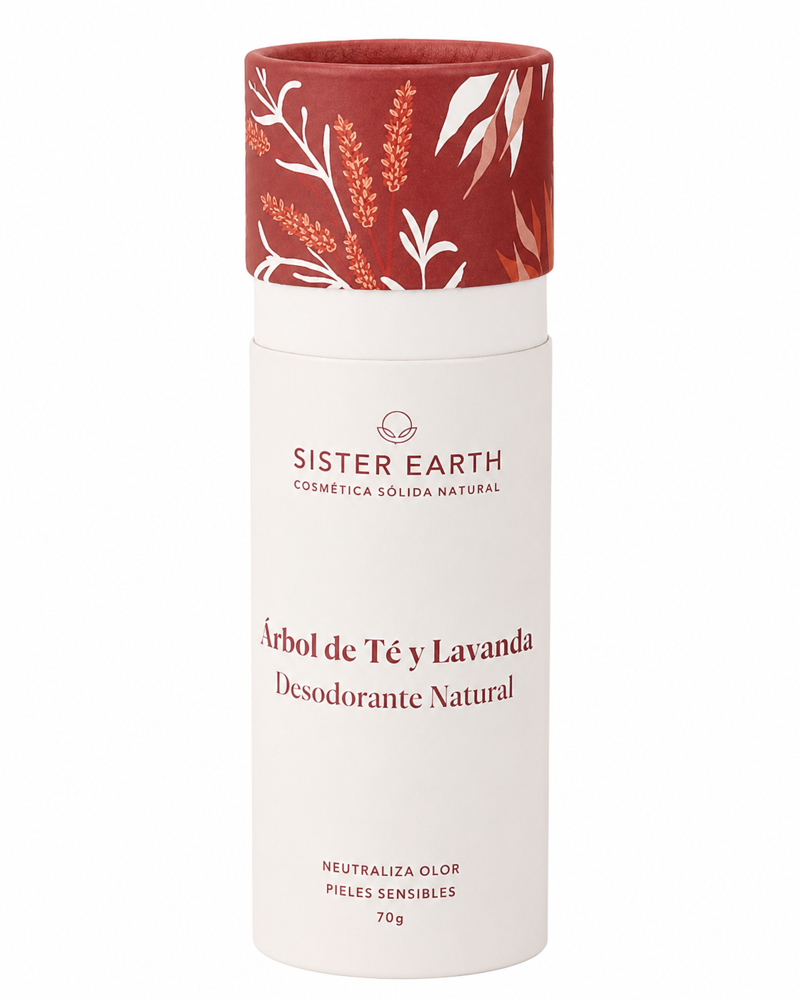 DESODORANTE ÁRBOL TE Y LAVANDA SISTER EARTH 60G