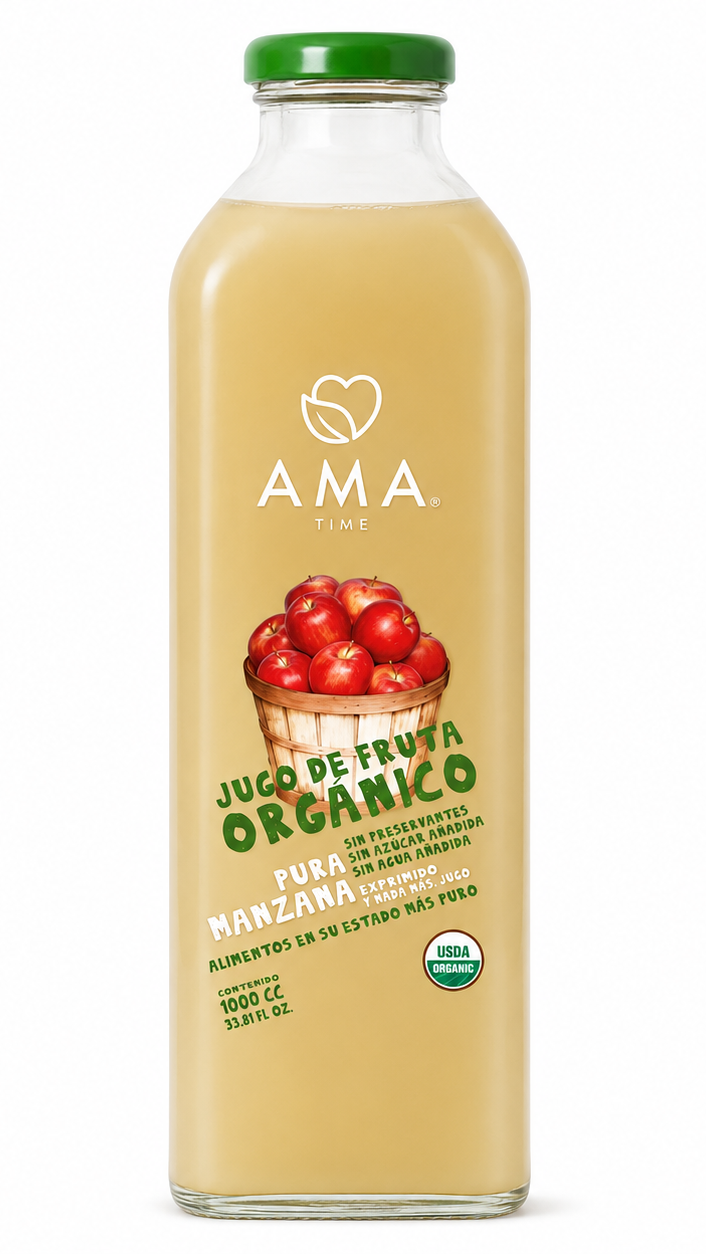 JUGO MANZANA ORGANICO AMA 300ml