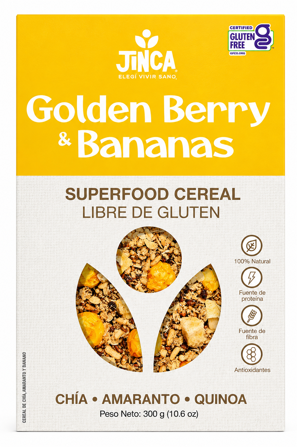 CEREAL GOLDEN BERRY BANANO JINCA 300g
