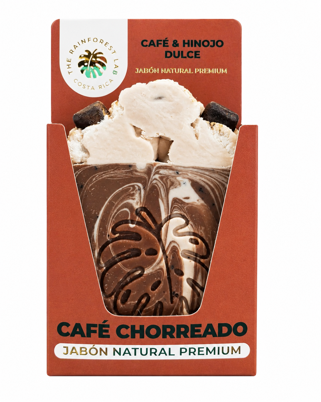 JABÓN BARRA - CAFÉ CHORREADO - THE RAIN FORREST LABS 170G