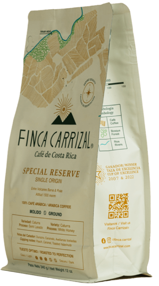 CAFÉ MOLIDO SPECIAL RESERVE FINCA CARRIZAL 340G