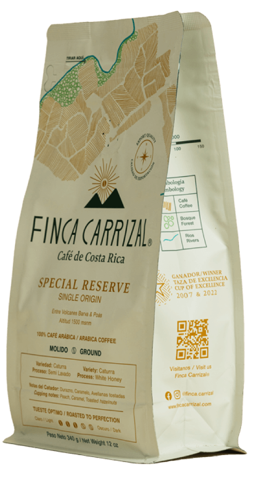 CAFÉ MOLIDO SPECIAL RESERVE  FINCA CARRIZAL 340G