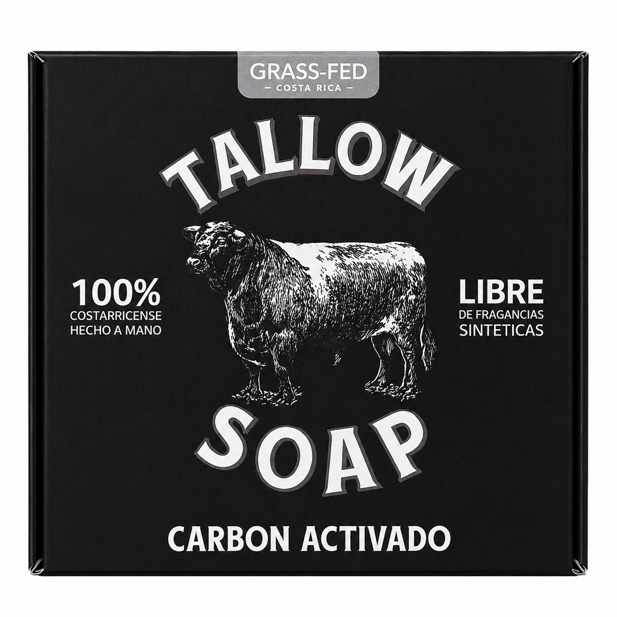 JABÓN TALLOW SOAP CARBÓN ACTIVADO GRASSFED 100G