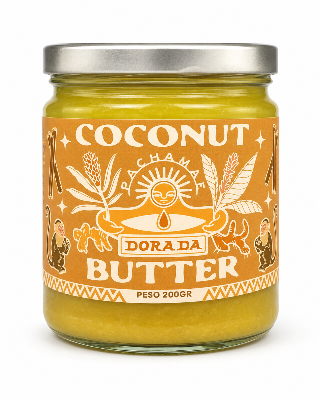 MANTEQUILLA DE COCO - DORADA - PACHAMAE 200G