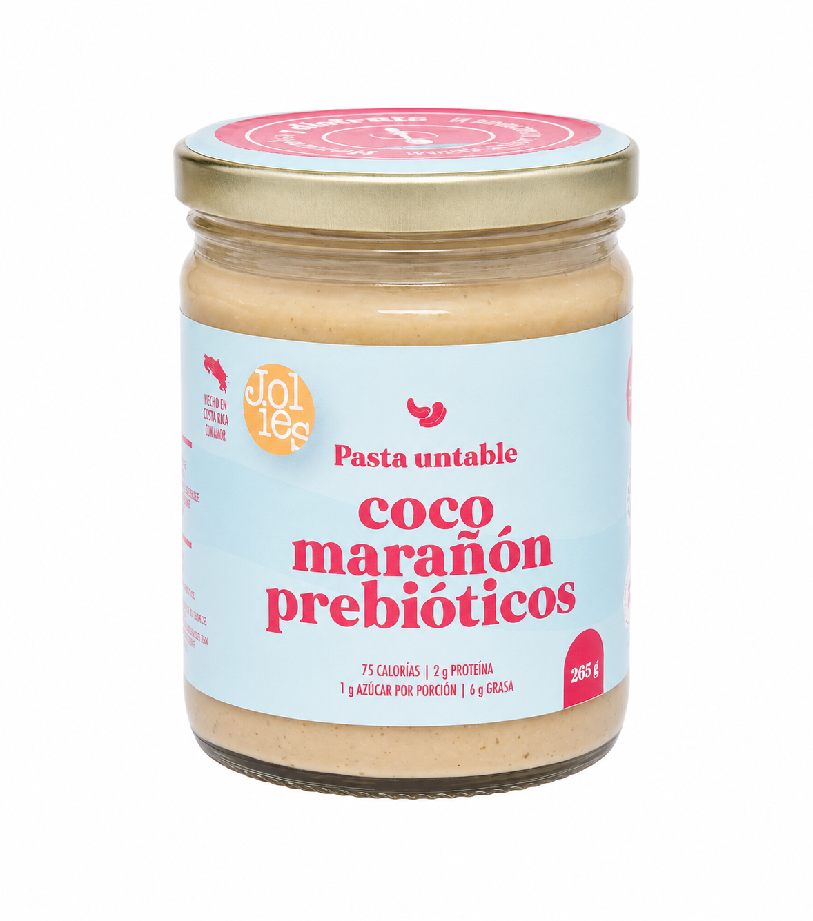 MANTEQUILLA DE COCO Y MARAÑÓN - JOLIES 265g