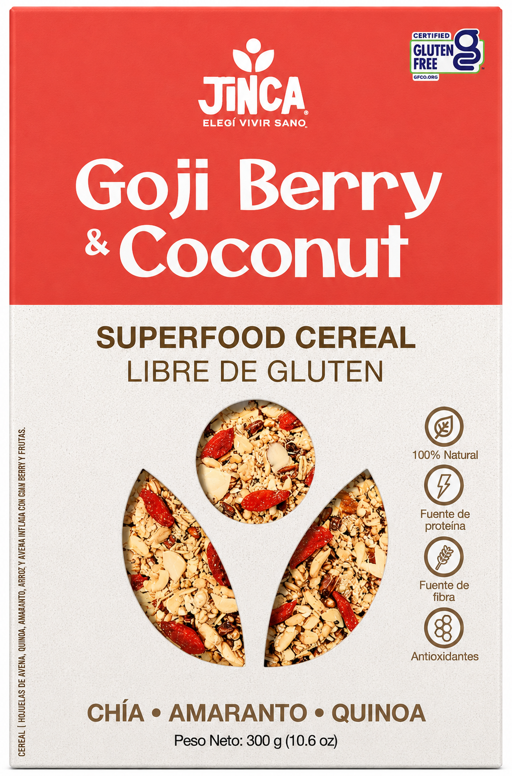 CEREAL GOJI BERRY COCO JINCA 300G