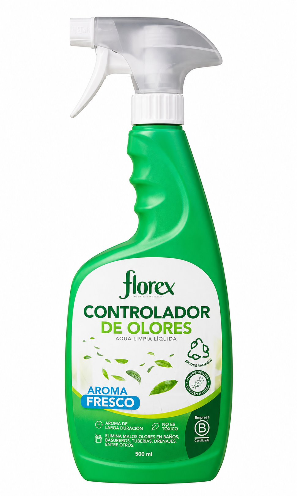 CONTROLADOR DE OLORES AROMA FRESCO FLOREX 500ML