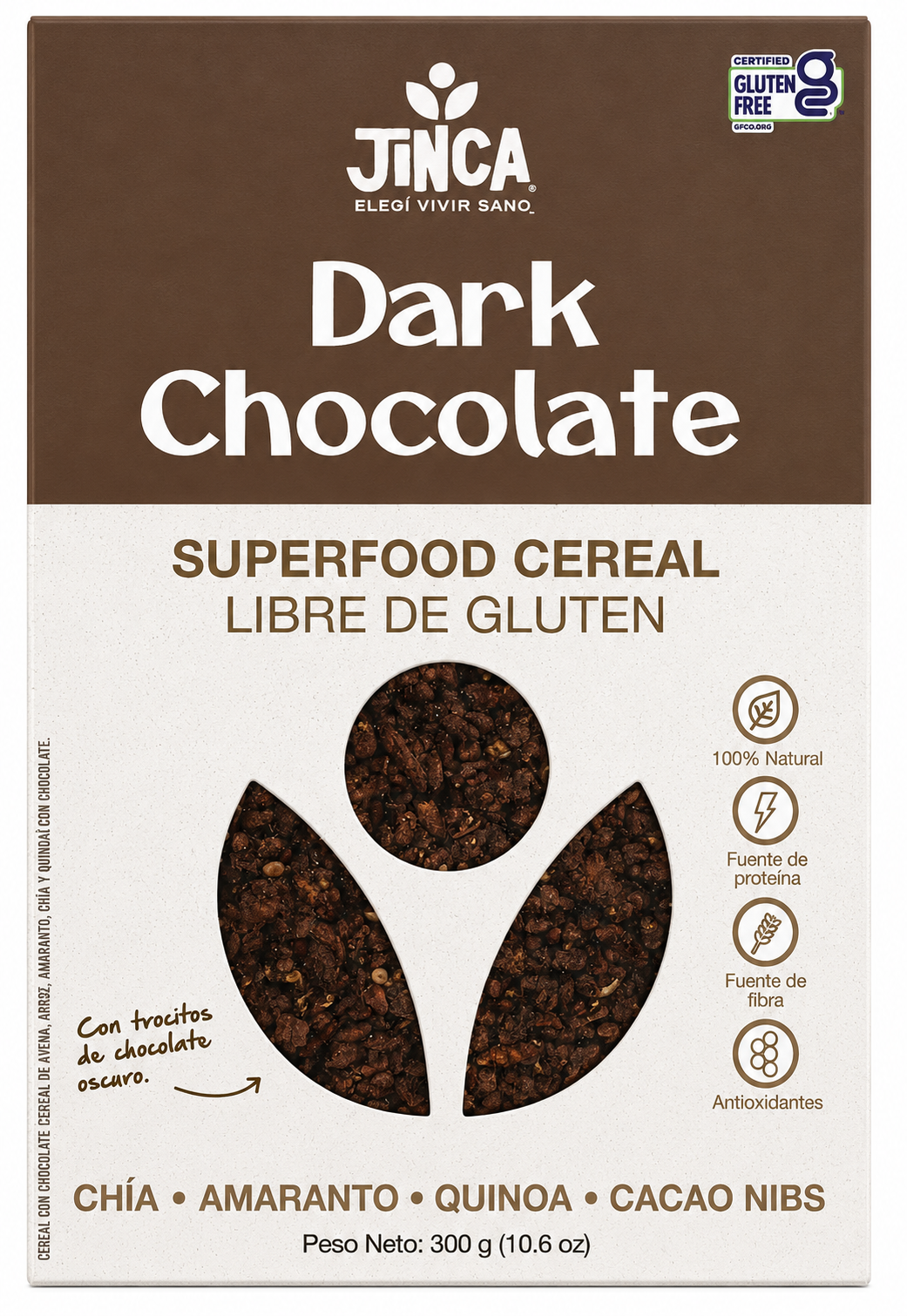 CEREAL DARK CHOCOLATE JINKA 300g