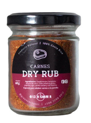 CARNES DRY RUB GREEN CORNER FRASCO 40G