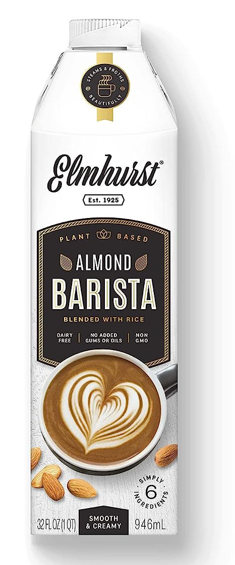 LECHE DE ALMENDRA BARISTA ELMHURST 946ML