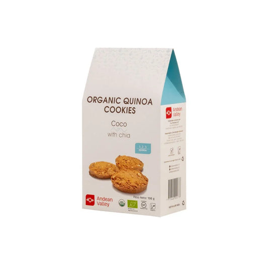 GALLETA QUINOA COCO CON CHÍA ANDEAN VALLEY