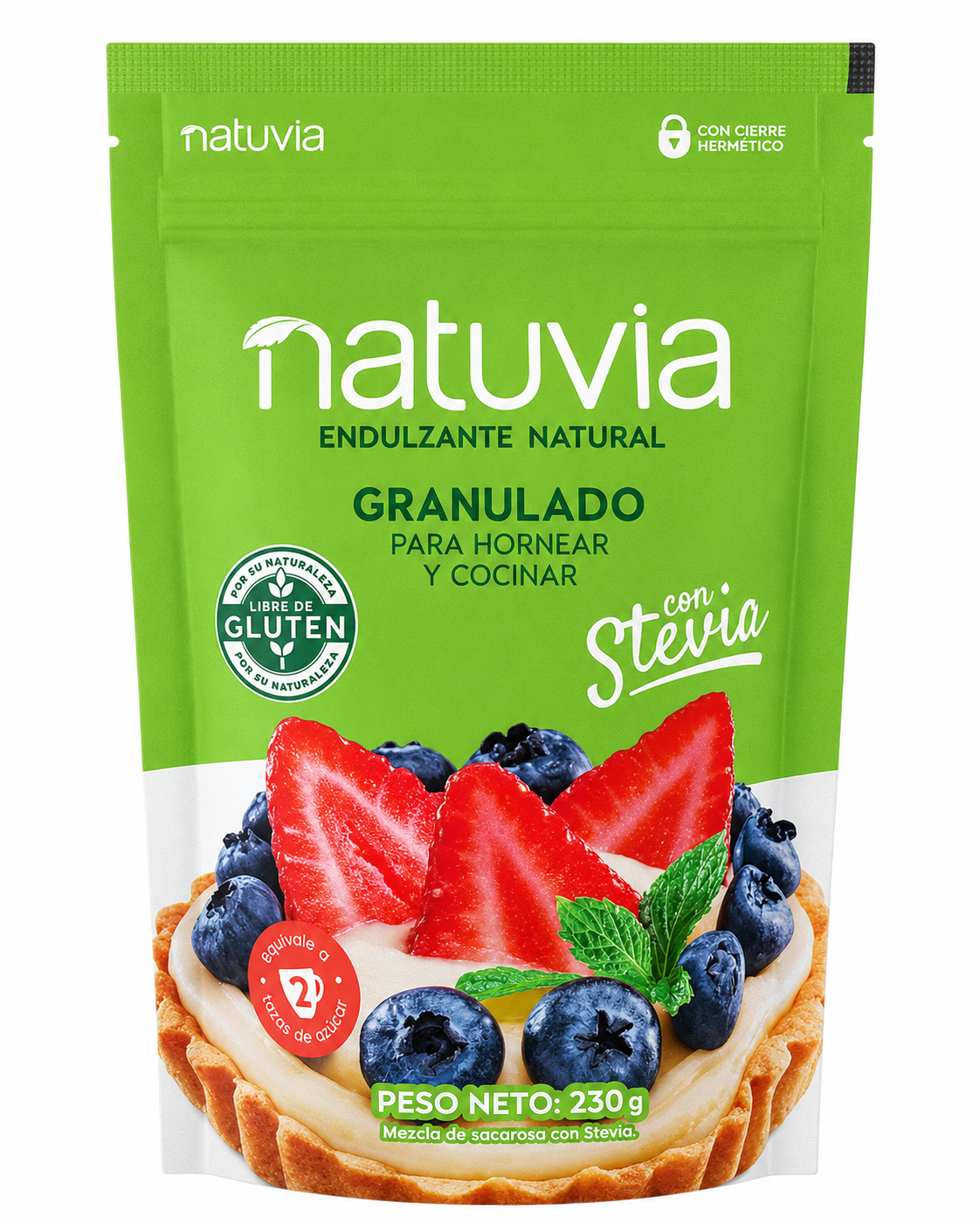 NATUVIA GRANULADO CON STEVIA 230G
