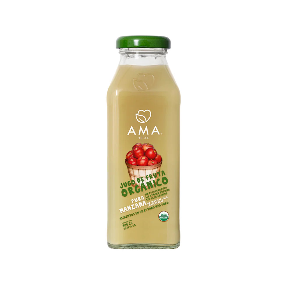 JUGO MANZANA ORGANICO AMA 300ml