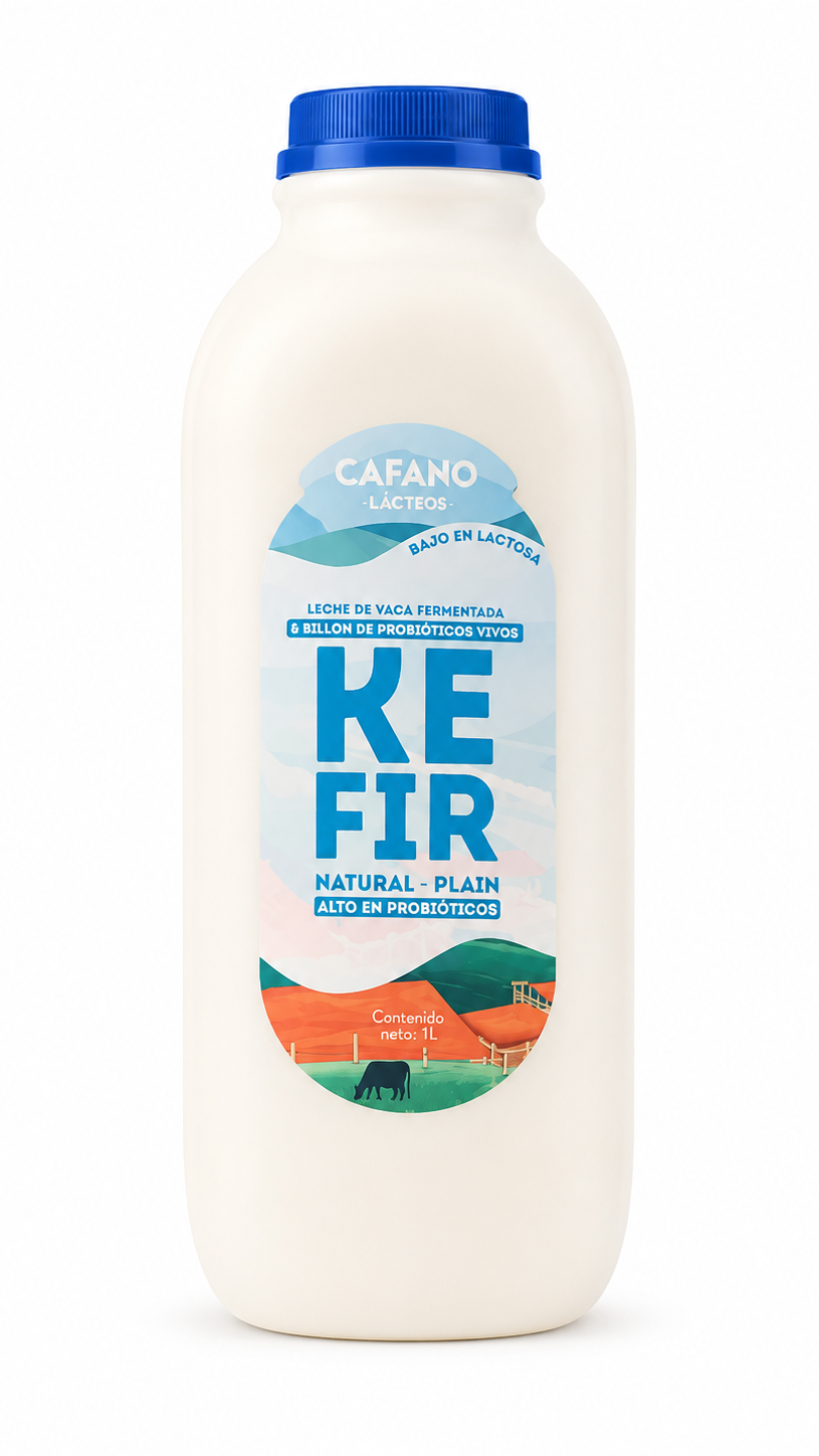 LECHE KEFIR NATURAL CAFANO 1L