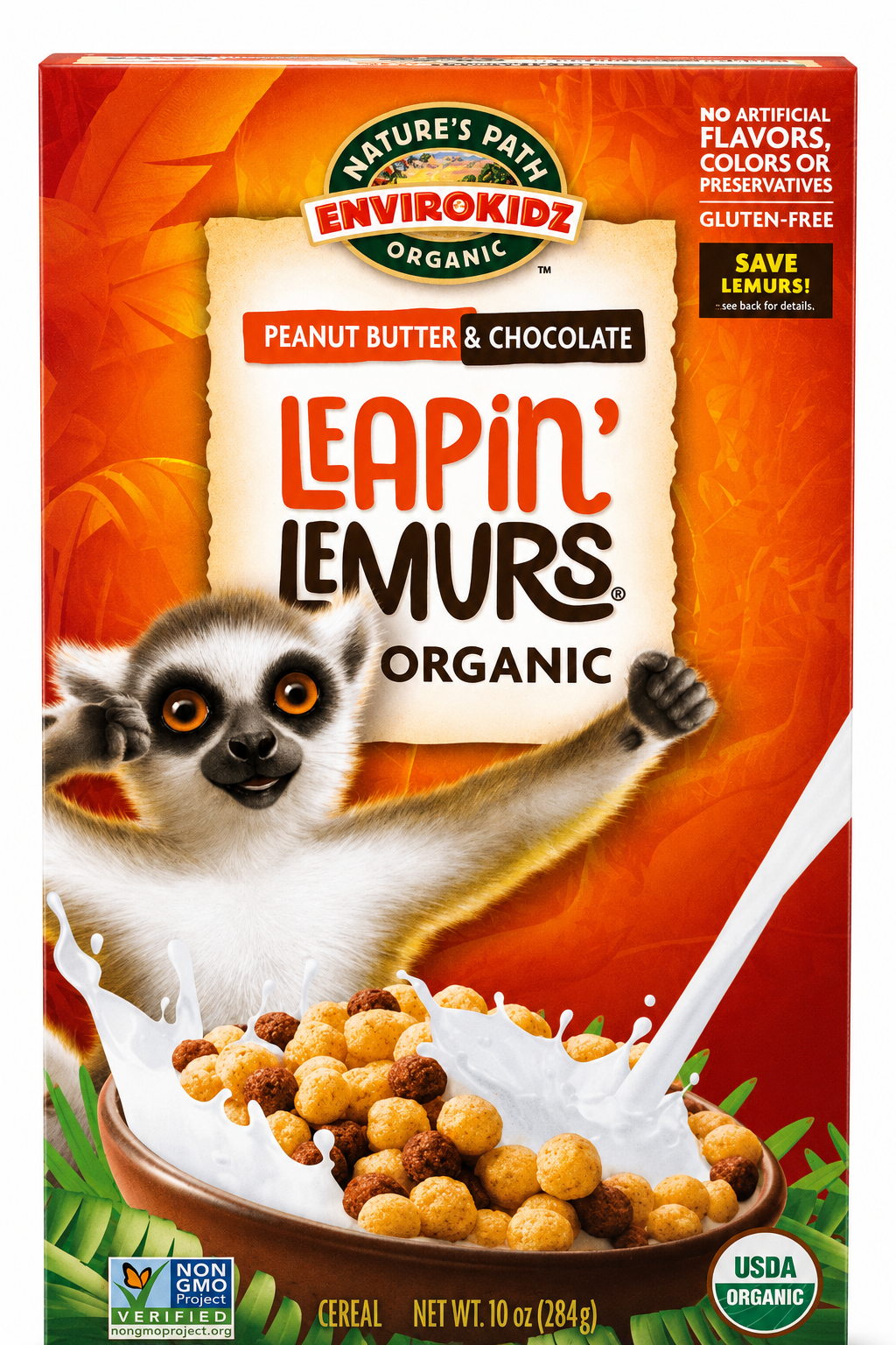 CEREAL ORGÁNICO LEAPIN LEMURS NATURE PATH 284g