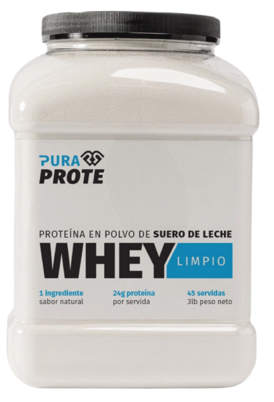 PROTEINA SUERO DE LECHE WHEY PURAPROTE3lb