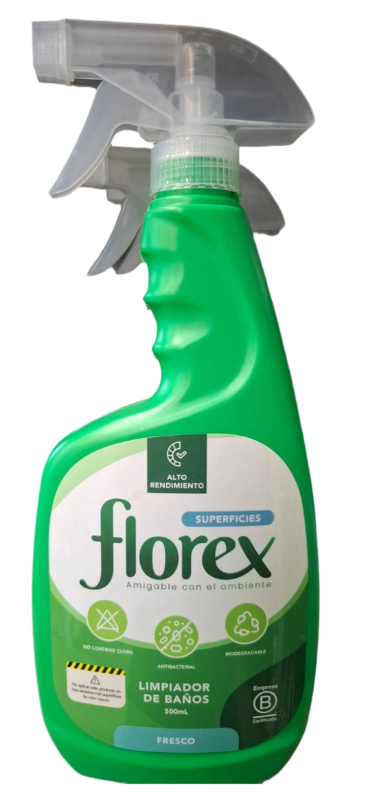 LIMPIADOR DE BAÑOS - AROMA FRESCO - FLOREX 500ML
