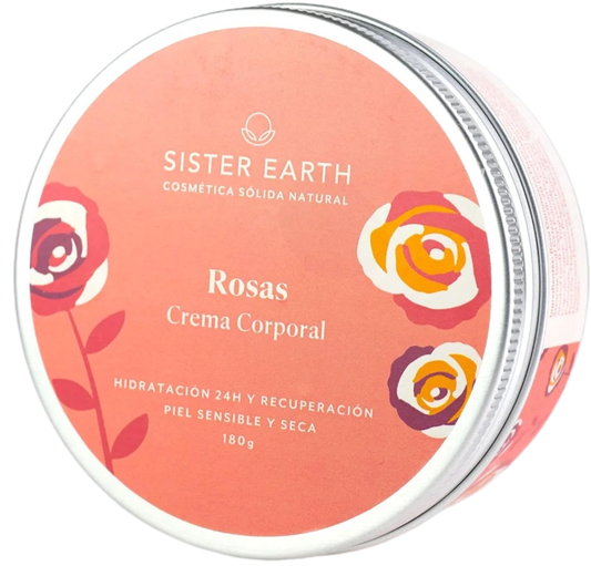 CREMA CORPORAL ROSAS SISTER EARTH 180G