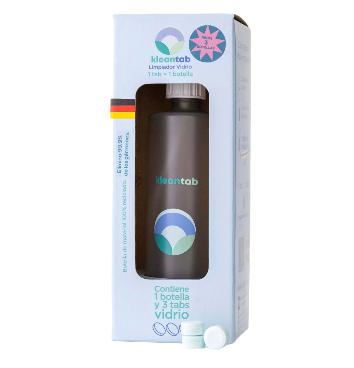 KIT DE LIMPIEZA PARA LIMPIEZA DE VIDRIOS KLEAMTAB