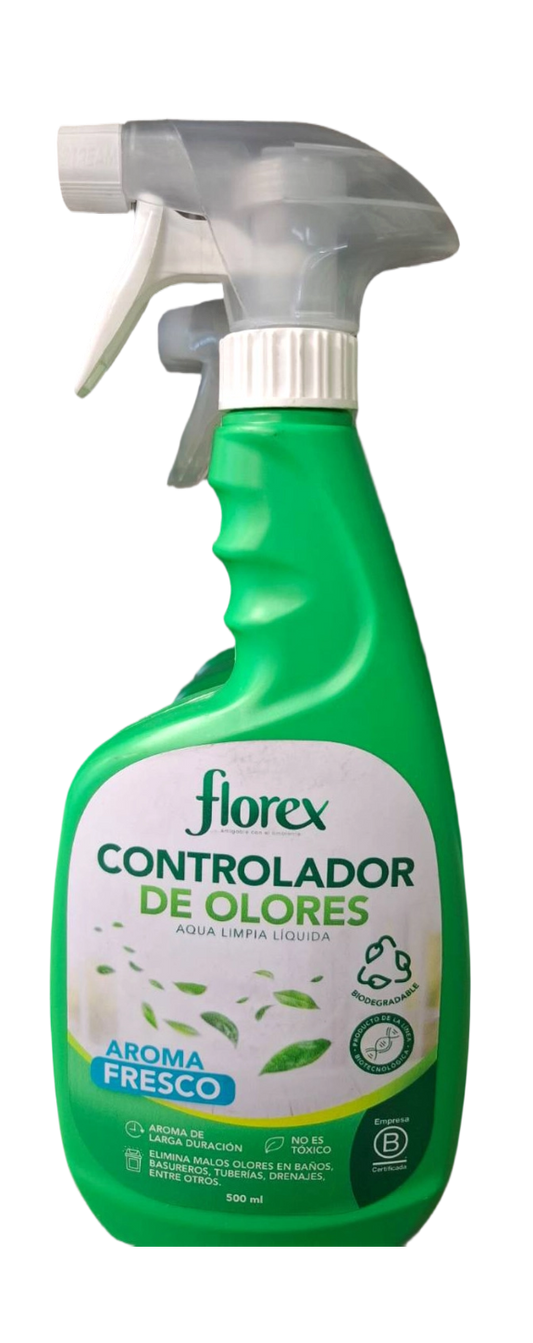 CONTROLADOR DE OLORES AROMA FRESCO FLOREX 500ML
