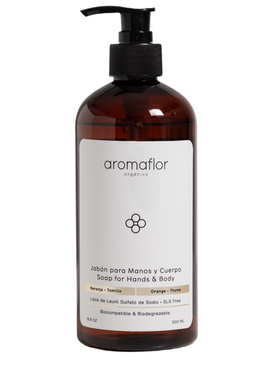 JABÓN NARANJA TOMILLO AROMAS 500ML