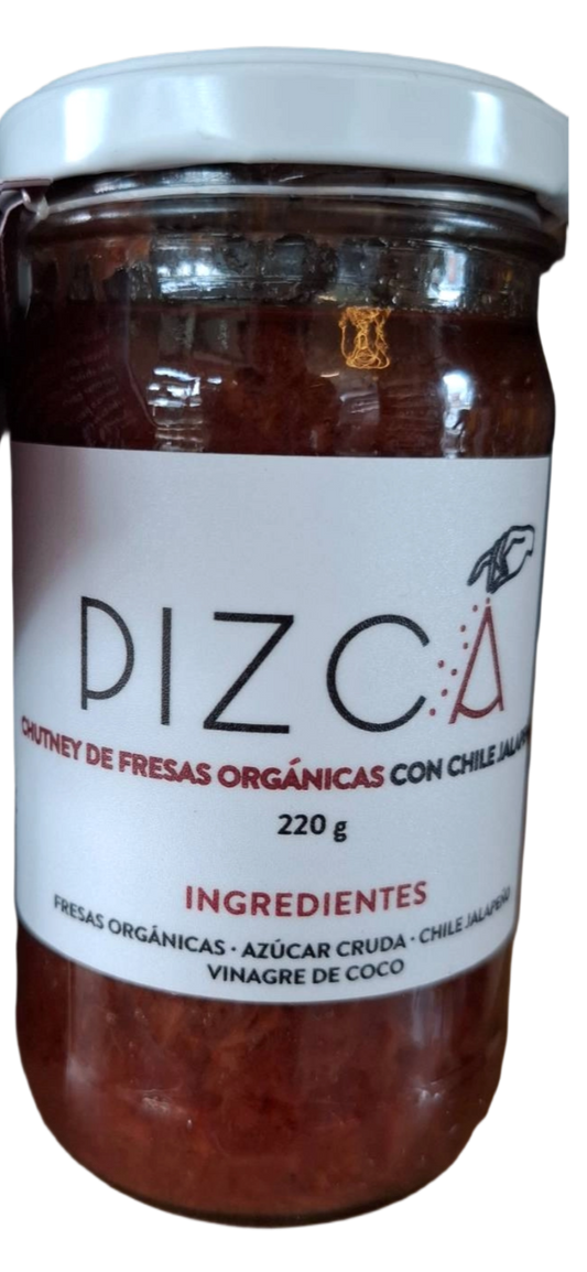 CHUTNEY FRESA CHILE JALAPEÑO PIZCA 220g