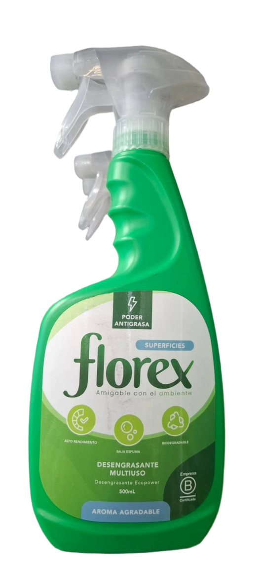 DESENGRASANTE MULTIUSO AROMA AGRADABLE FLOREX 500ML