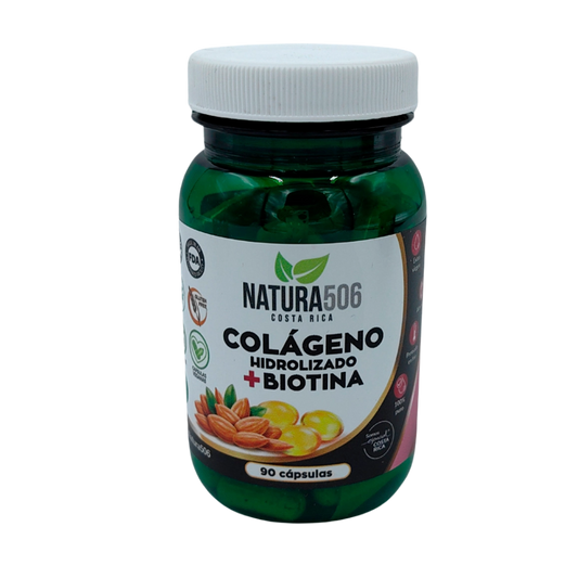 CÁPSULAS COLÁGENO HIDROLIZADO CON BIOTINA 90 CÁPSULAS