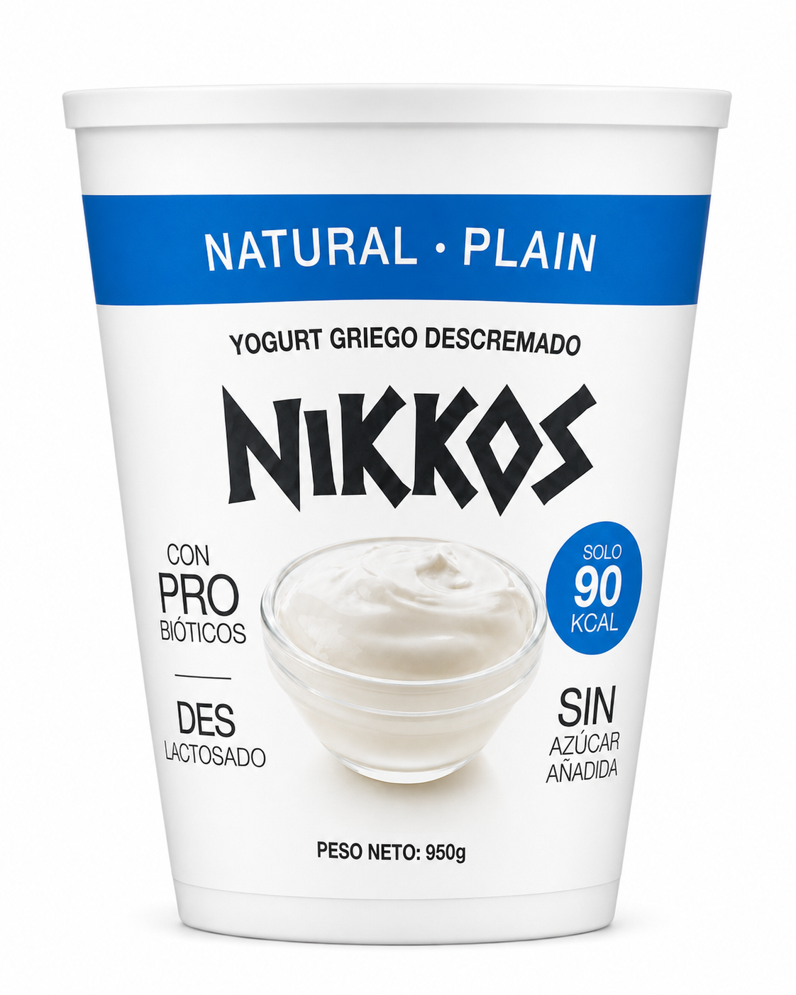 YOGURT GRIEGO DESCREMADO NIKKOS 950G