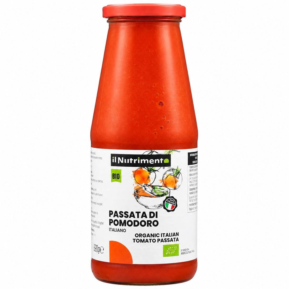 PASTA DE TOMATE ORGÁNICO IL NUTRIMENT 690g