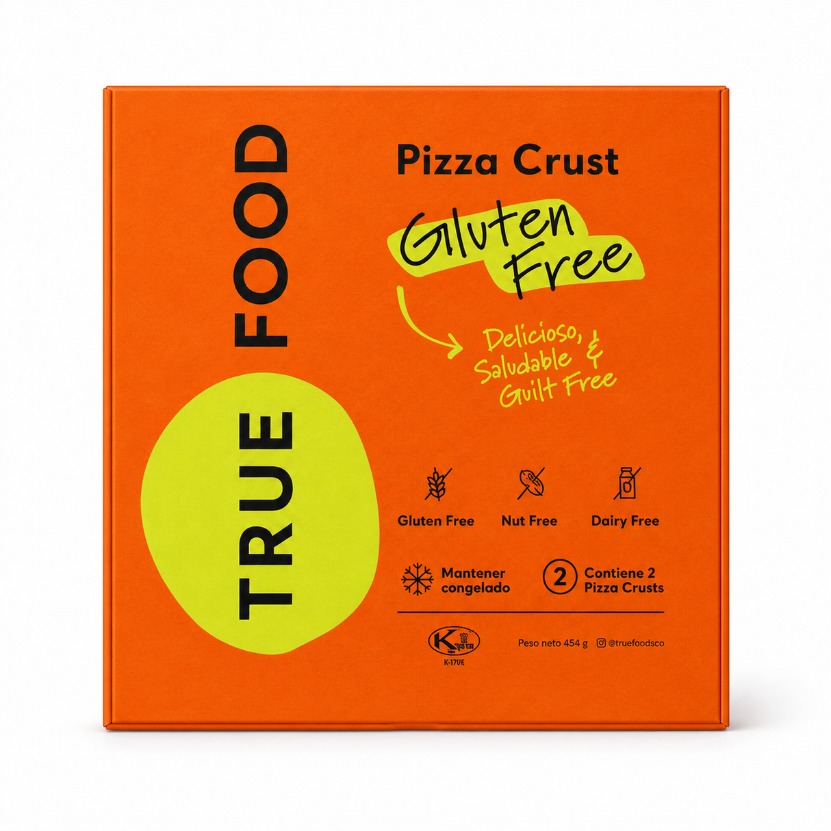 BASE PARA PIZZA SIN GLUTEN - TRUE FOOD