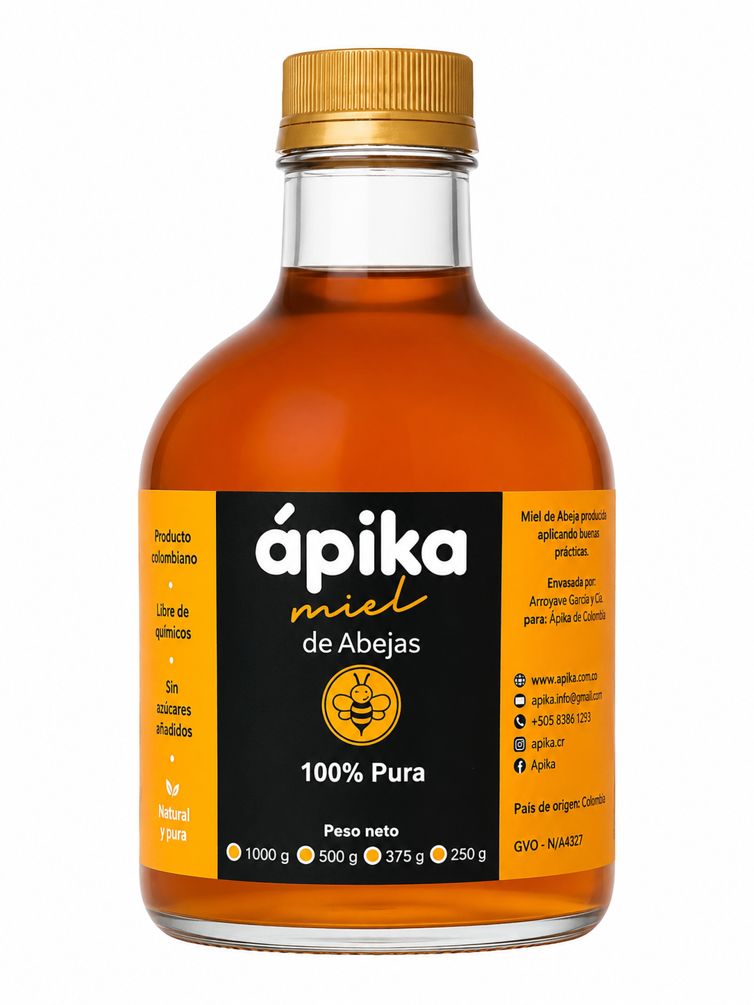 MIEL PURA ÁPIKA 500G